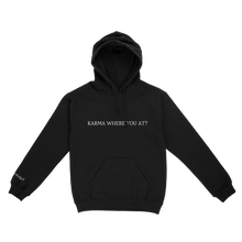 Load image into Gallery viewer, Karma - Black Hoodie + Download
